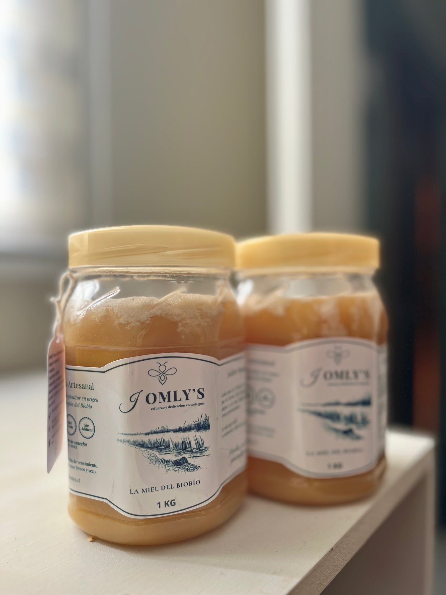 Pack 2 - Miel 100% Natural - Potes de 1kg (Jomlys)